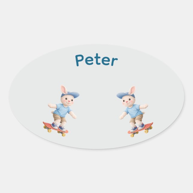 Adesivo Oval Sweet Collection (Frente)