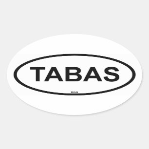 ADESIVO OVAL TABAS