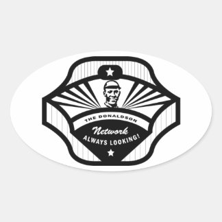 Adesivo Oval The Donaldson Network Oval Sticker