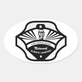 Adesivo Oval The Donaldson Network Oval Sticker
