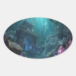 Adesivo Oval The Palace of Tides and Treasures