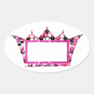 Adesivo Oval Tiara Labels