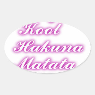 Adesivo Oval Tocar Legal Hakuna Matata .png