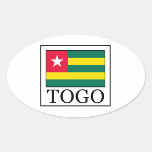 Adesivo Oval Togo