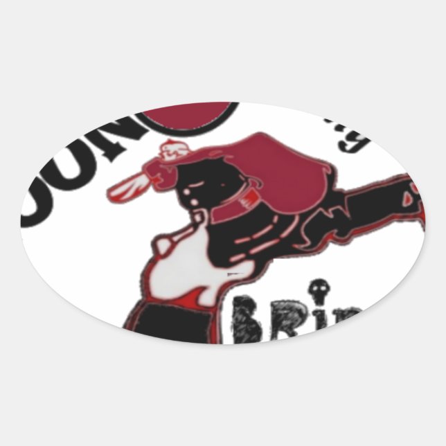 Adesivo Oval Traga-o - Natal e Mashup de Espaço Reproduzíveis (Frente)