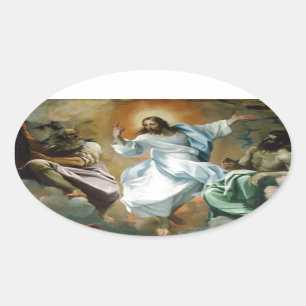 Adesivo Oval Transfiguration_by_Lodovico_Carracci.