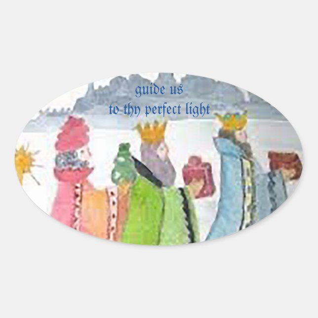 Adesivo Oval Três Reis (Frente)