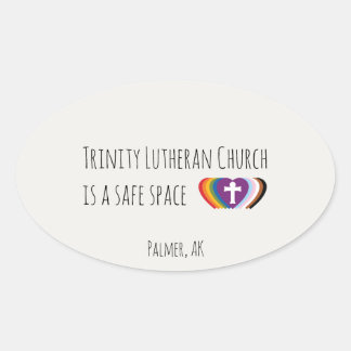 Adesivo Oval Trinity Safe Space Sticker Set 