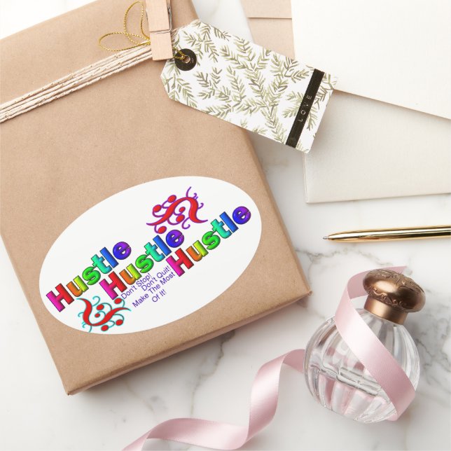 Adesivo Oval Triplo Tempo (Presentear)