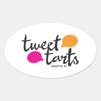 Adesivo Oval Tweet Tarts Oval Sticker
