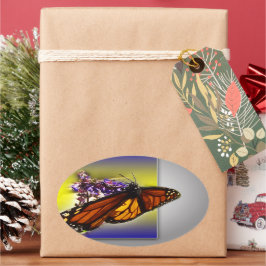 Adesivo Oval Um Pequeno Pau De Oval