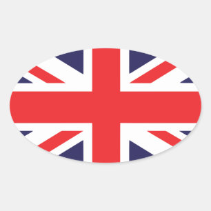 Adesivo Oval Union Jack