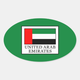 Adesivo Oval United Arab Emirates