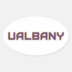 Adesivo Oval Universidade de Albany Wordmark