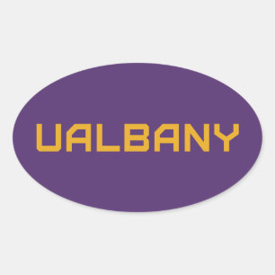 Adesivo Oval Universidade de Albany Wordmark