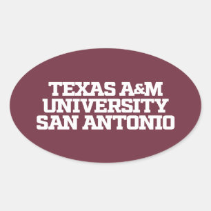 Adesivo Oval Universidade do Texas A&M - San Antonio