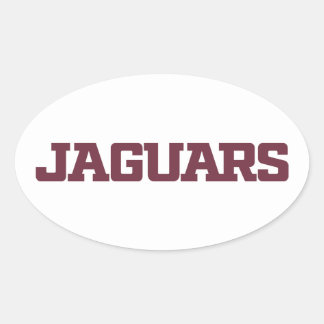 Adesivo Oval Universidade do Texas A&M - San Antonio Jaguars