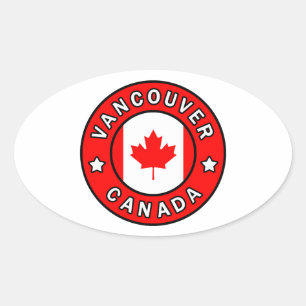 Adesivo Oval Vancôver Canadá