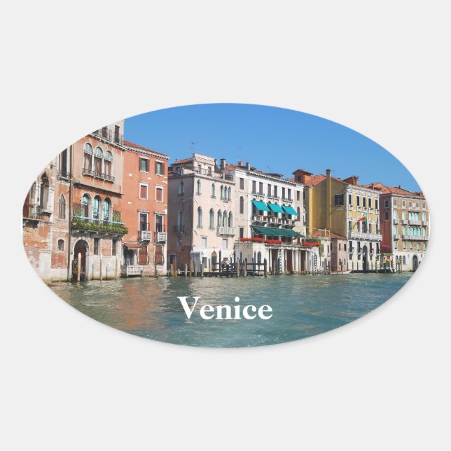 Adesivo Oval Vedante do Grande Canal Oval (Frente)