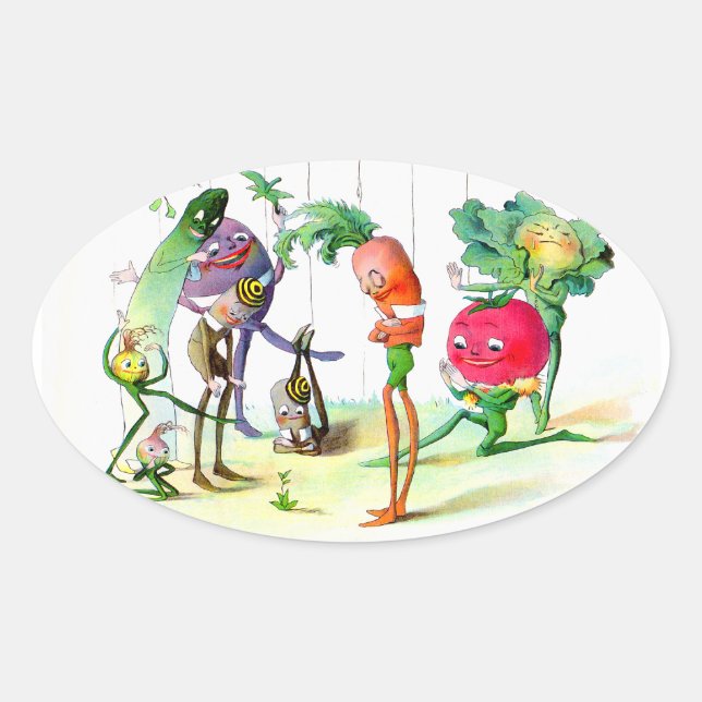 Adesivo Oval Vege-Men 2 (Frente)