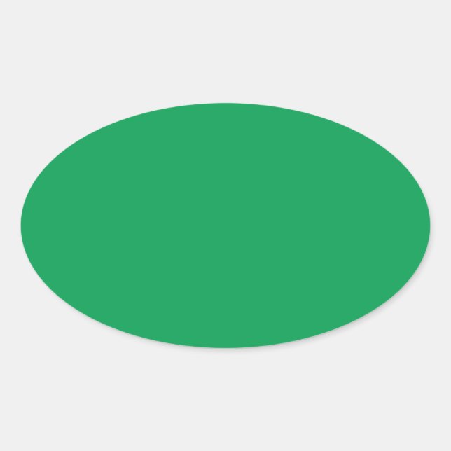 Adesivo Oval Verde (Frente)