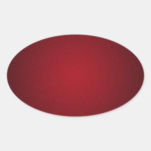 Adesivo Oval Vignette Cinzento Vermelho-Preto
