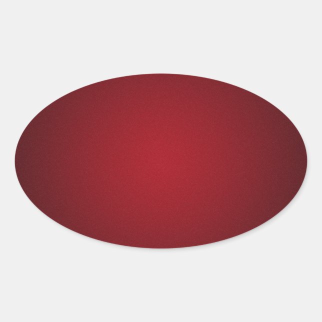 Adesivo Oval Vignette Cinzento Vermelho-Preto (Frente)