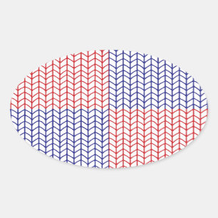 Adesivo Oval Vinheiros Oval KNIT AMERICANOS