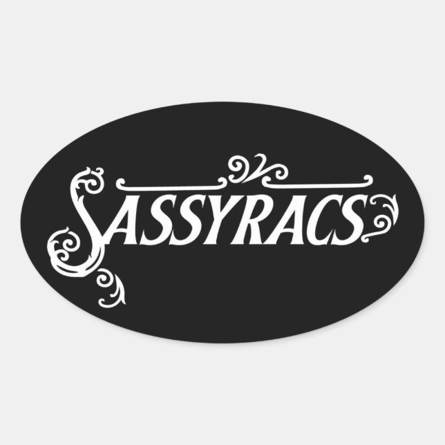 Adesivo Oval Vinheta (Frente)