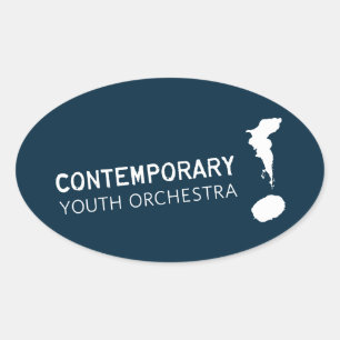 Adesivo Oval Vinheta