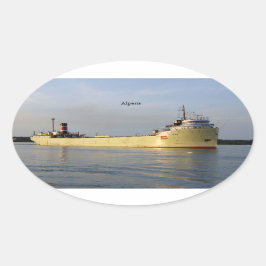 Adesivo Oval Vinheta Alpena