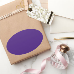 Adesivo Oval Vinheta Monster Purple Oval