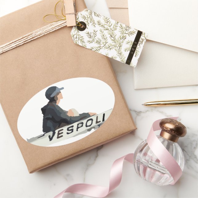 Adesivo Oval Vinheta Oval Coxswain (Presentear)