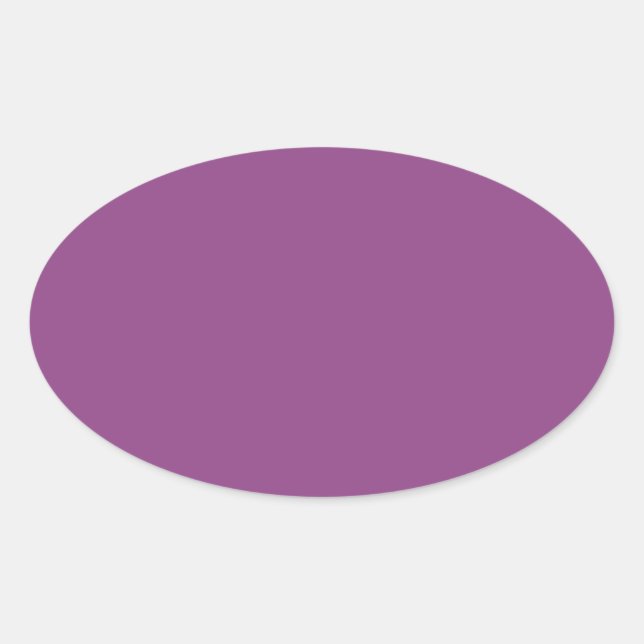Adesivo Oval Vinheta Oval de Plum (Frente)