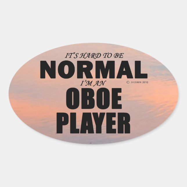 Adesivo Oval Vinheta Oval do Player Oboso Normal (Frente)
