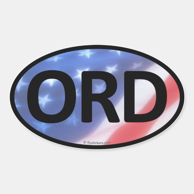 Adesivo Oval Vinheta Oval ORD (Frente)