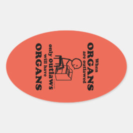 Adesivo Oval Vinheta Oval Organizado