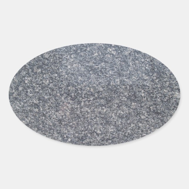 Adesivo Oval Vinheta Oval Preto Marble (Frente)