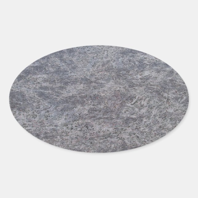 Adesivo Oval Vinheta Oval Preto Marble (Frente)