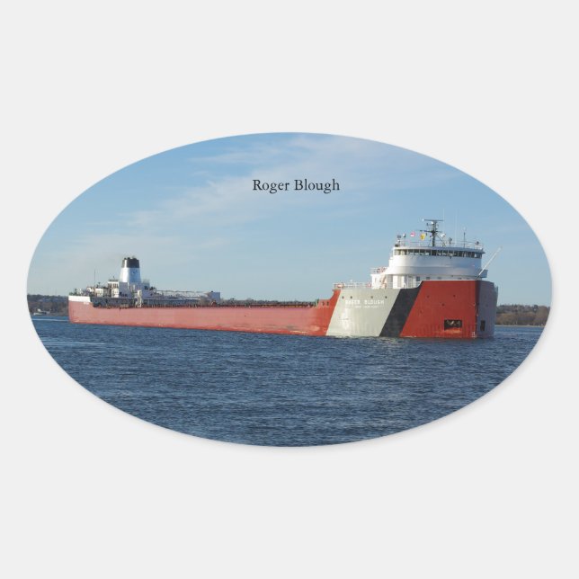 Adesivo Oval Vinheta Roger Blough (Frente)