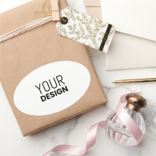 Adesivo Oval Vinhetas Oval