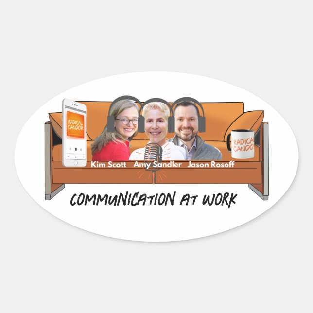 Adesivo Oval Vinhetas Radicais (Frente)