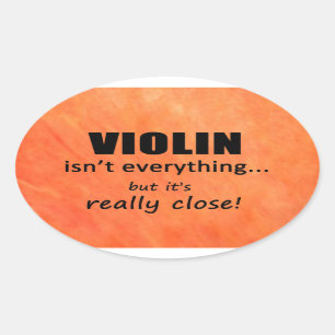Adesivo Oval Violin não é tudo viciado em ovais