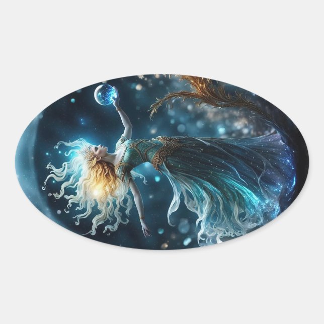 Adesivo Oval Virgem (Frente)