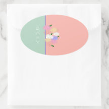 Visitas Coloridas no Pêssego Suave e Bebê Mista Se