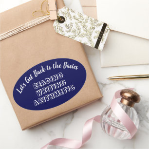 Adesivo Oval Voltar aos rótulos/adesivos básicos