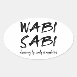 Adesivo Oval Wabi sabi