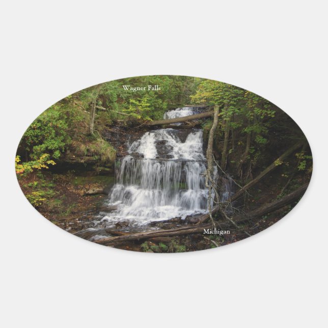 Adesivo Oval Wagner Falls Sticker (Frente)
