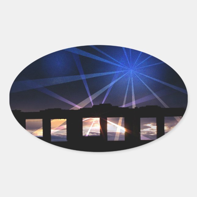 ADESIVO OVAL WARTIME GHOSTS WALES UK (Frente)