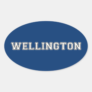 Adesivo Oval Wellington Nova Zelândia
